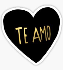 Pegatina Te amo