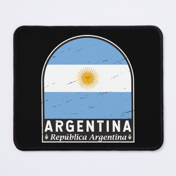 Item preview, Argentina Flag Emblem Distressed Vintage designed and sold by KrisSidDesigns.