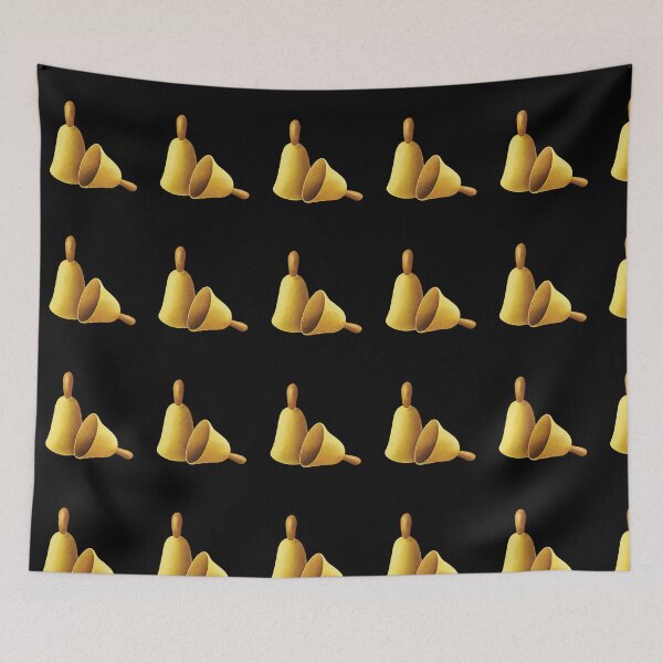 Item preview, Minimalistic Pair of Handbells Illustration designed and sold by SubtleSplit.