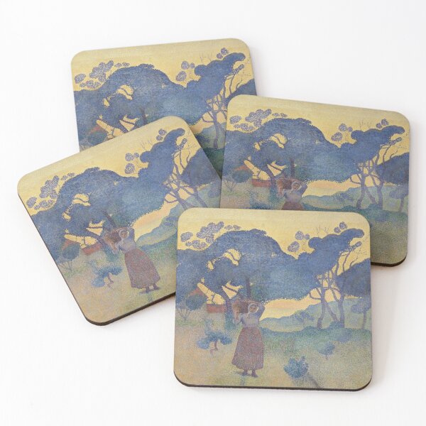 Item preview, The farm evening by Henri Edmond Cross - Vintage Art designed and sold by RickE.