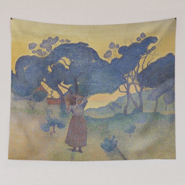 Item preview, The farm evening by Henri Edmond Cross - Vintage Art designed and sold by RickE.