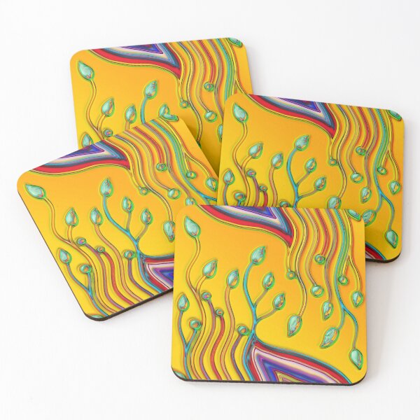 Item preview, Hand And Digitally Painted Pattern Art 9 designed and sold by EDDArt.