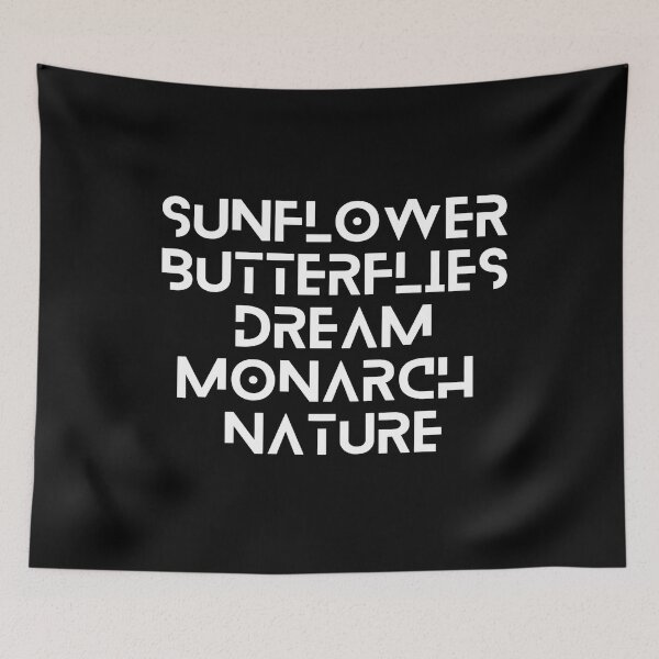 Item preview, SUNFLOWER BUTTERFLIES DREAM MONARCH NATURE designed and sold by ZubiyaArt.