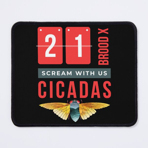 Item preview, Cicadas Brood X 21 Scream With Us designed and sold by KeltonMaggio.