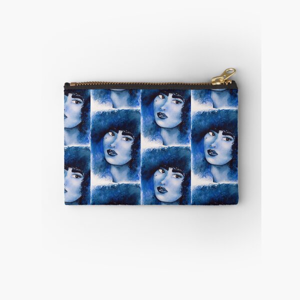 Item preview, Blue woman in traditional watercolour designed and sold by Chantellearts.