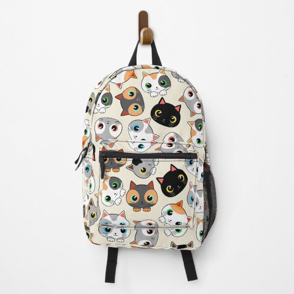 Item preview, Kitty Cats Kawaii Cute Characters Childhood Pattern designed and sold by BluedarkArt.