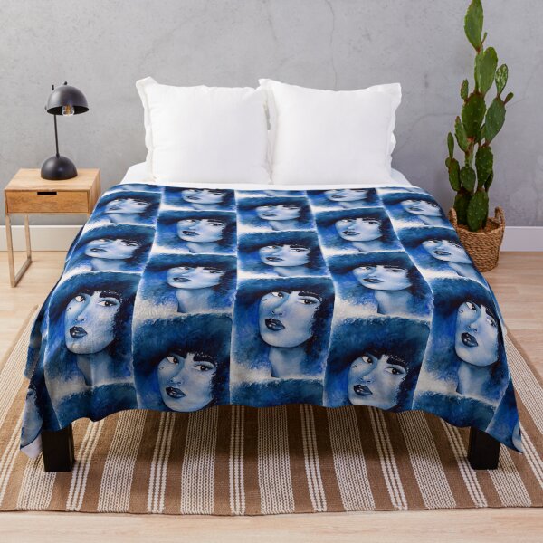Item preview, Blue woman in traditional watercolour designed and sold by Chantellearts.