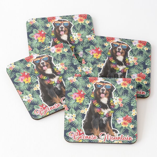 Item preview, Bernese Mountain Summer Funky Hawaiian, Hawaii Style, Dog Personalized Hawaiian designed and sold by Hoahip.