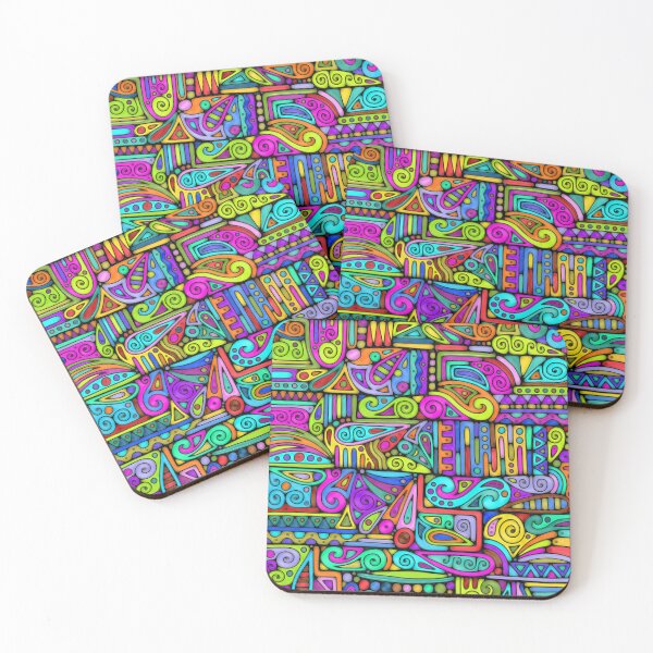 Item preview, Hand And Digitally Painted Pattern Art 5 designed and sold by EDDArt.