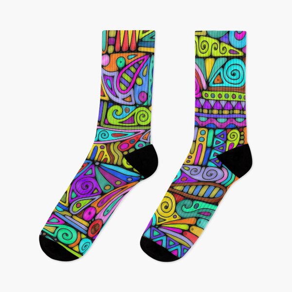 Item preview, Hand And Digitally Painted Pattern Art 5 designed and sold by EDDArt.
