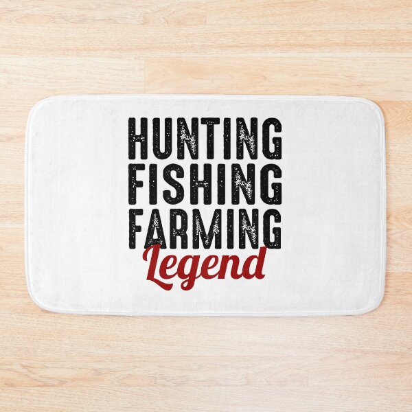 Item preview, Hunting Hunter Fishing Farmer Farming Legend designed and sold by CuteDesigns1.