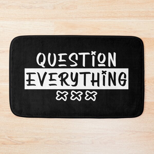 Item preview, Question Everything shirt sticker designed and sold by MunsyArt.