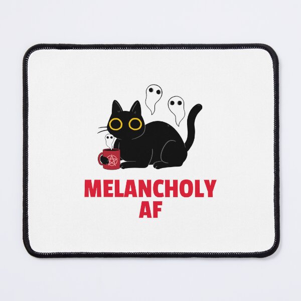 Item preview, Melancholy AF - Goth Nihilism for Nihilist Design designed and sold by Shirtlify.