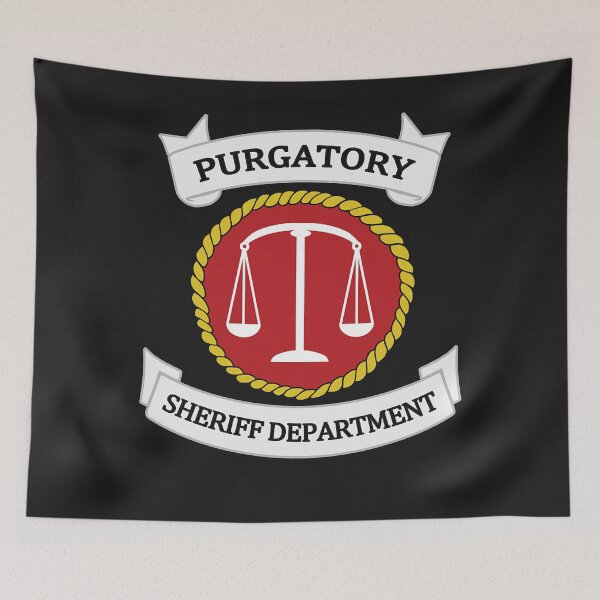Item preview, Wynonna earp   purgatory sheriff department logo essential t shirt designed and sold by ErmaHuey1.