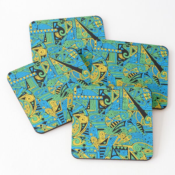 Item preview, Hand And Digitally Painted Pattern Art 21 designed and sold by EDDArt.