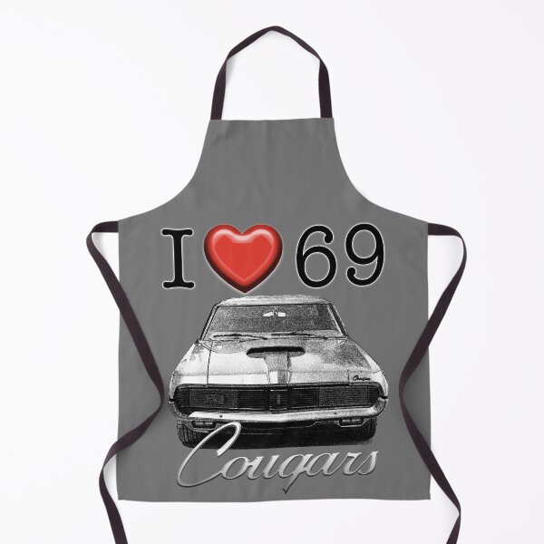 Item preview, I love 69 Cougar designed and sold by CoolCarVideos.