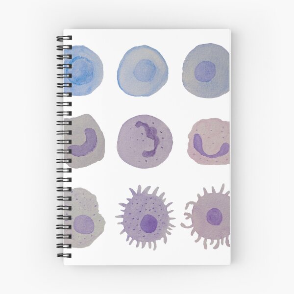 Item preview, Immune cells (watercolour) designed and sold by carmwong.