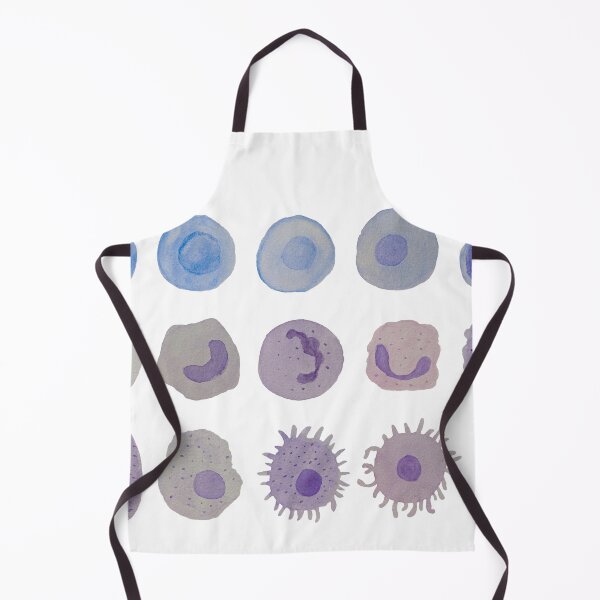 Item preview, Immune cells (watercolour) designed and sold by carmwong.