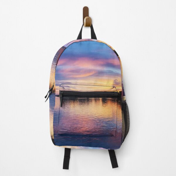 Item preview, Ohio River Sunset with Cotton Candy Clouds designed and sold by CarynKeller.