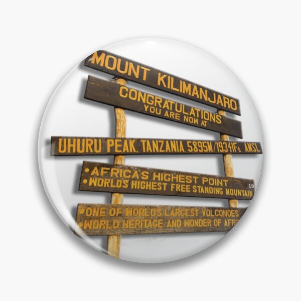 Item preview, Mount Kilimanjaro sign designed and sold by One-True-North.