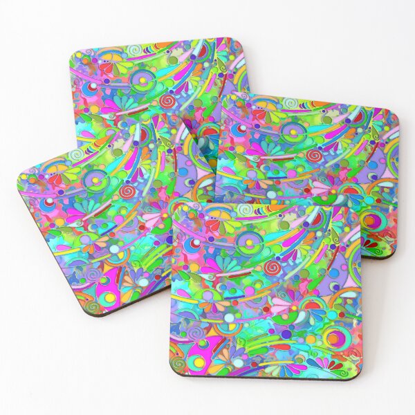 Item preview, Hand And Digitally Painted Pattern Art 18 designed and sold by EDDArt.