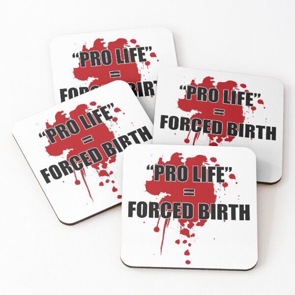 Item preview, Forced Birth Block Letter designed and sold by LeftistLucy.