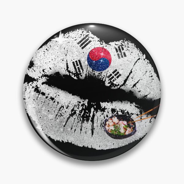 Item preview, South Korea Flag Makeup Lipstick Kiss Mark designed and sold by Jolly-Yosei.