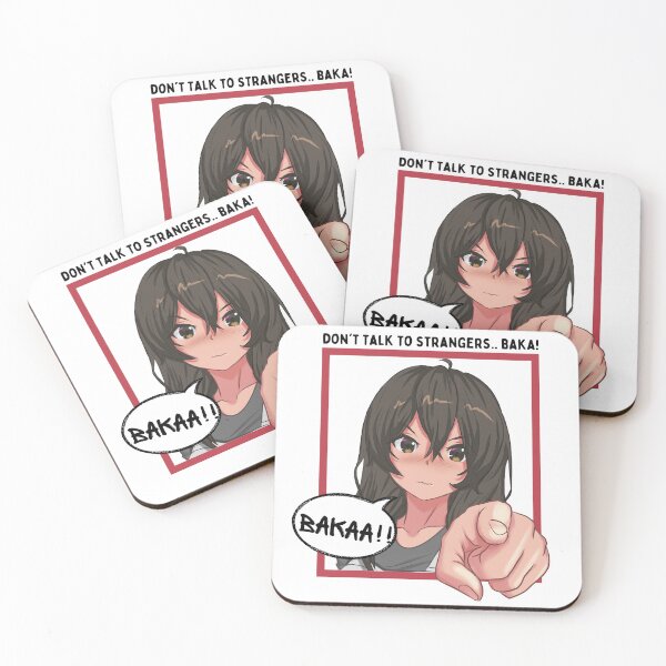 Item preview, Dont Talk To Strangers, Baka! | Anime Tsundere Girl designed and sold by BBMarioni.