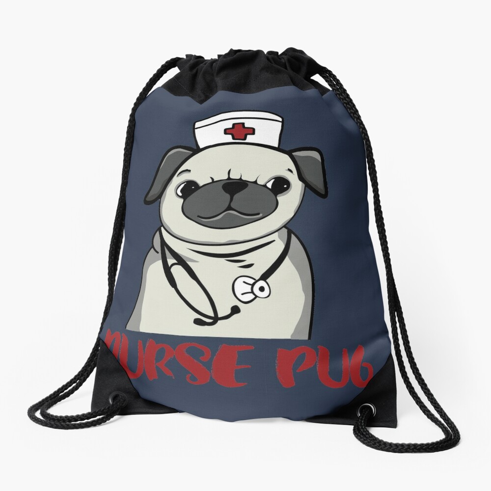 Nurse Pug, pug, dog, pet, nursing, LVN, RN, nurse practitioner, pug lovers,  nursing student, nurse, nurses Graphic T-Shirt Dress for Sale by  papillondesign