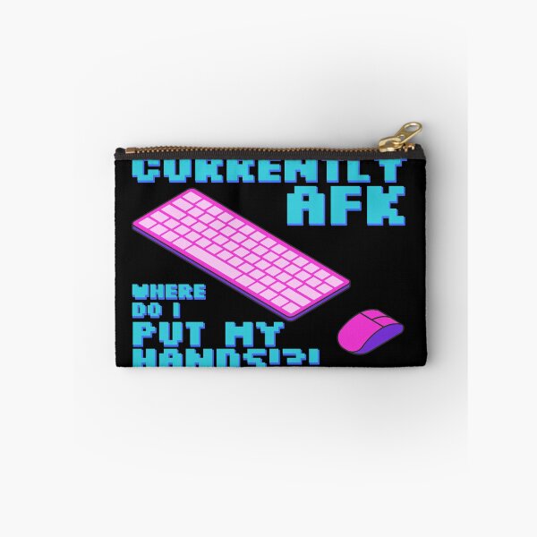 Item preview, Currently afk, where do I put my hands? designed and sold by JoseloRochaArt.