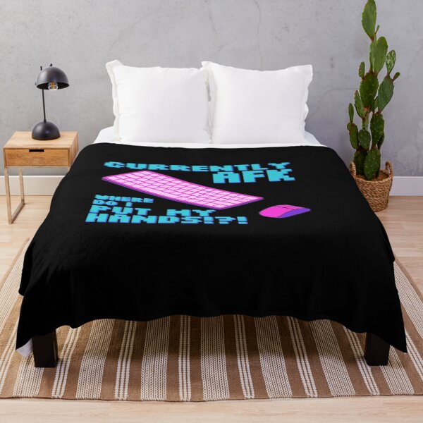 Item preview, Currently afk, where do I put my hands? designed and sold by JoseloRochaArt.