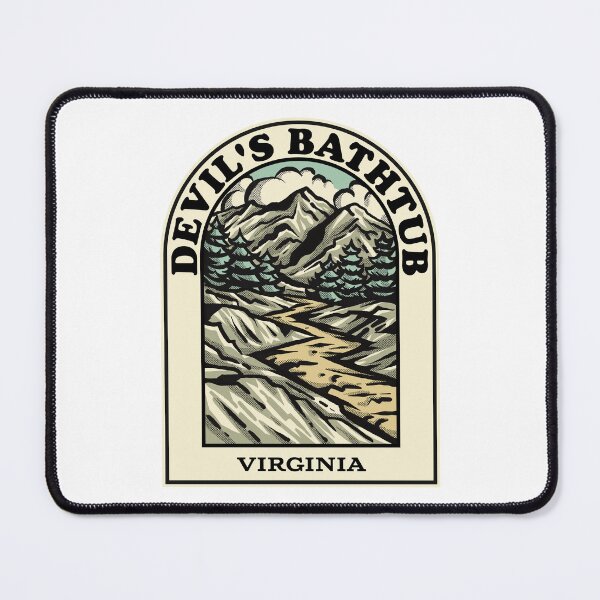 Item preview, Devils Bathtub Virginia hiking backpacking trail designed and sold by HalpinDesign.