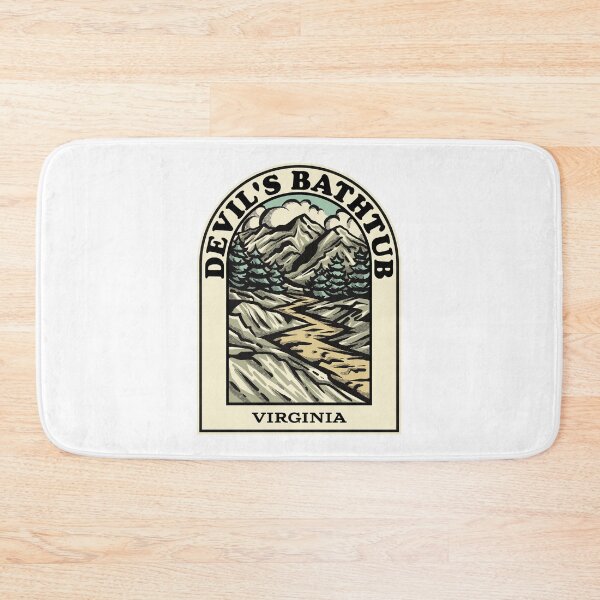 Artikelvorschau, Devils Bathtub Virginia hiking backpacking trail entworfen und verkauft von HalpinDesign.