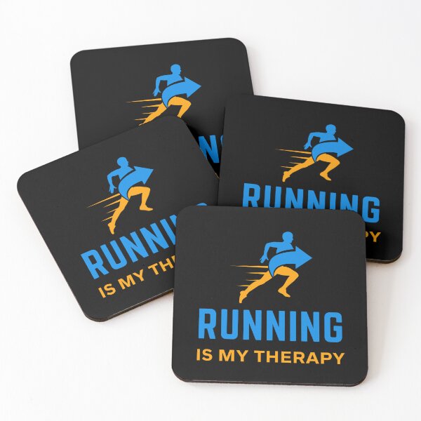 Item preview, Running Is My Therapy designed and sold by RedTomasB.