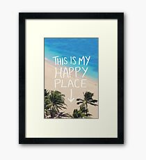 Happy Place Framed Art Print
