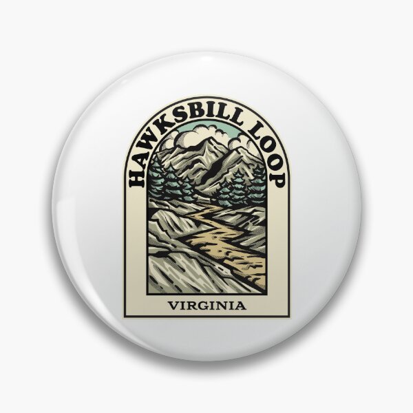 Item preview, Hawksbill Loop Virginia hiking backpacking trail designed and sold by HalpinDesign.