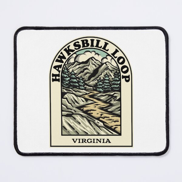 Item preview, Hawksbill Loop Virginia hiking backpacking trail designed and sold by HalpinDesign.
