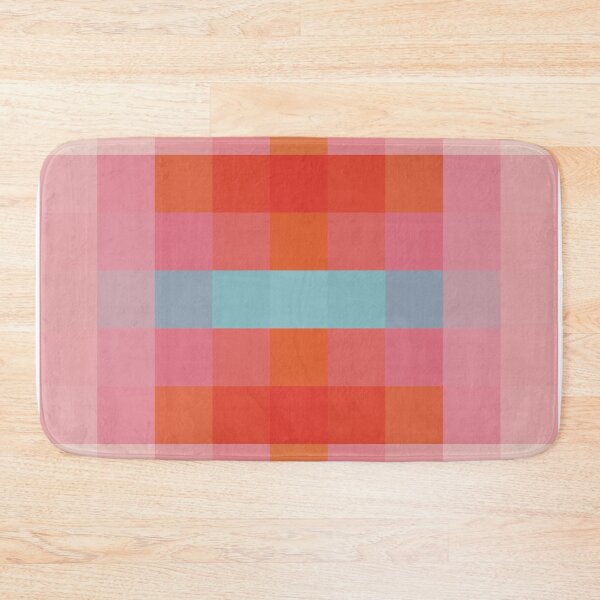 Item preview, Pink Red and Turquoise Square Pattern designed and sold by boltjesdesign.