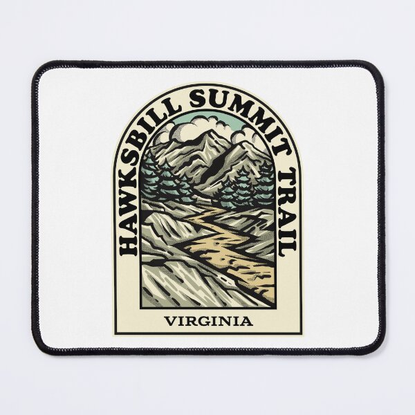 Item preview, Hawksbill Summit Trail Virginia hiking backpacking trail designed and sold by HalpinDesign.