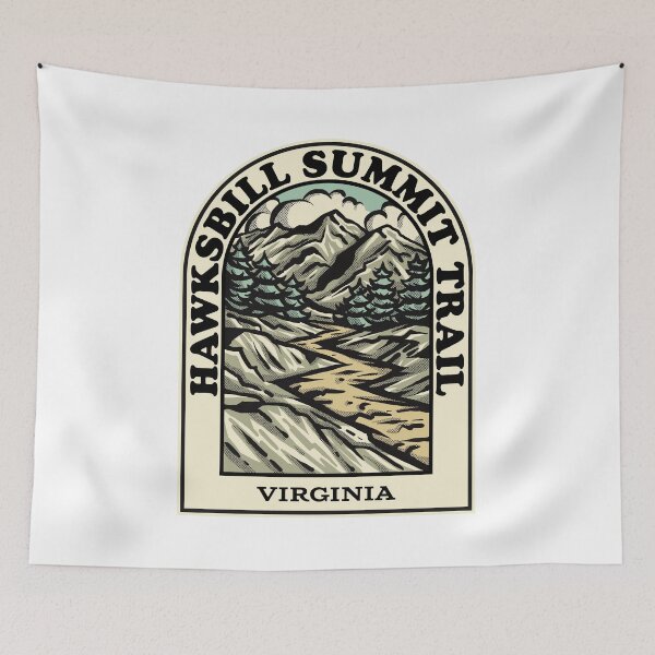 Item preview, Hawksbill Summit Trail Virginia hiking backpacking trail designed and sold by HalpinDesign.