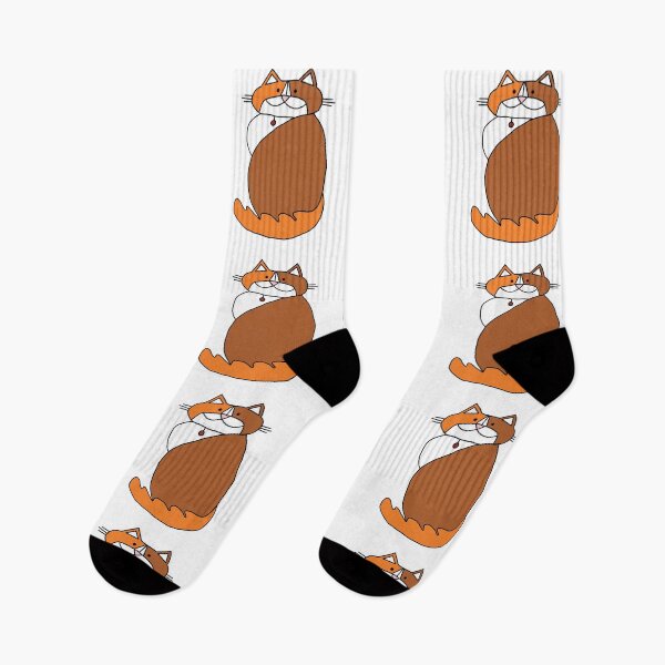 Item preview, Dibujo lineal de color de Kevin the Ginger Cat designed and sold by ellenhenry.