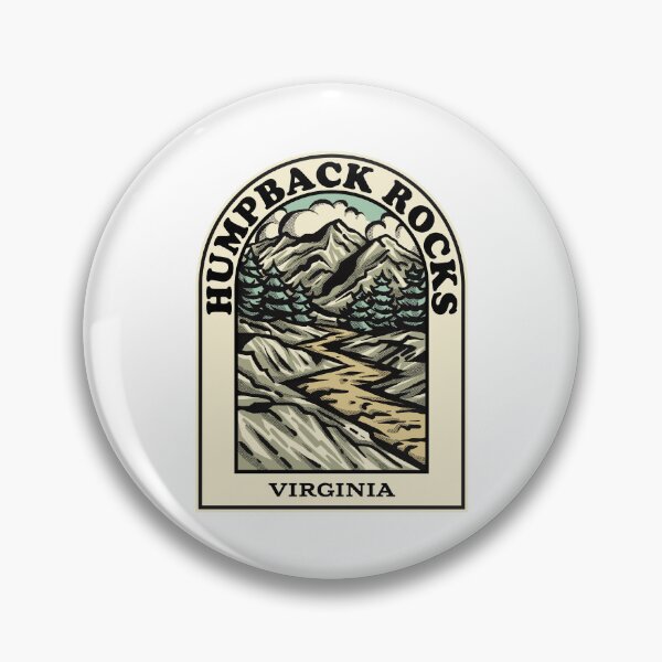 Item preview, Humpback Rocks Virginia hiking backpacking trail designed and sold by HalpinDesign.