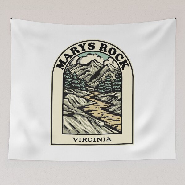 Aperçu de l'œuvre Marys Rock Virginia hiking backpacking trail créée et vendue par HalpinDesign.