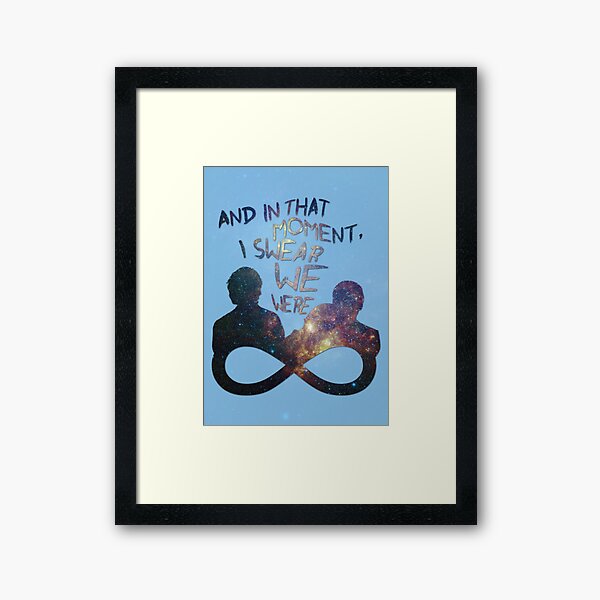 I Swear We Were Infinite II Framed Art Print