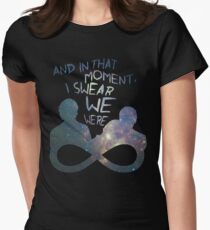 I Swear We Were Infinite II Women's Fitted T-Shirt