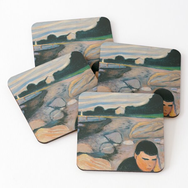 Item preview, EDVARD MUNCH - Melancholy 1892 designed and sold by Go Logo Designs.