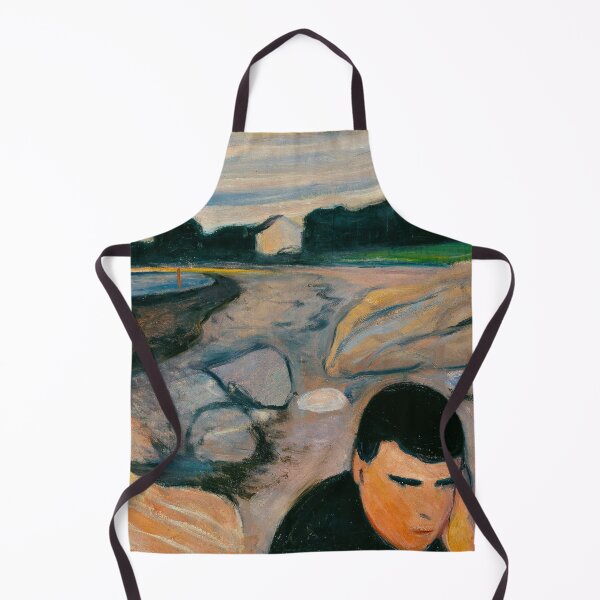 Item preview, EDVARD MUNCH - Melancholy 1892 designed and sold by Go Logo Designs.