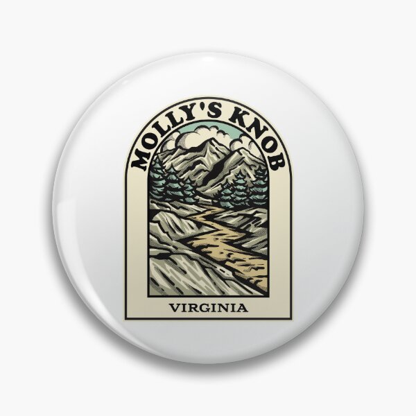 Aperçu de l'œuvre Mollys Knob Virginia hiking backpacking trail créée et vendue par HalpinDesign.