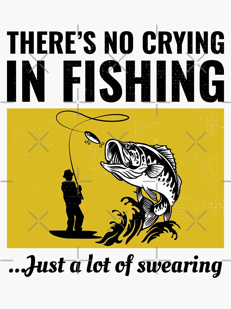 Only Fish - Funny Fishing Sticker