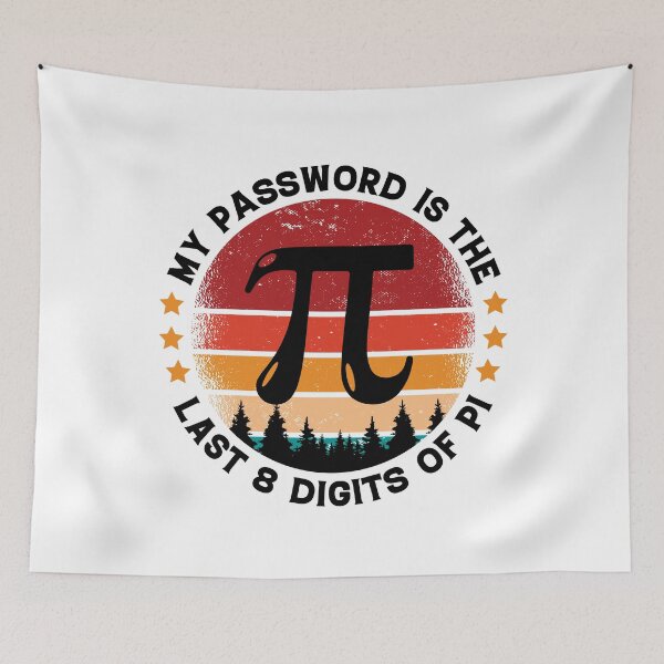 Item preview, Vintage My Password Is The Last 8 Digits Of Pi Day Teacher  designed and sold by Best Designer.